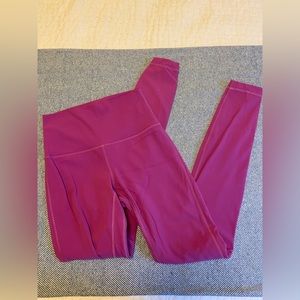 NWOT LuluLemon Align Hi Rise pant 28”. Size 4. Vivid plum.